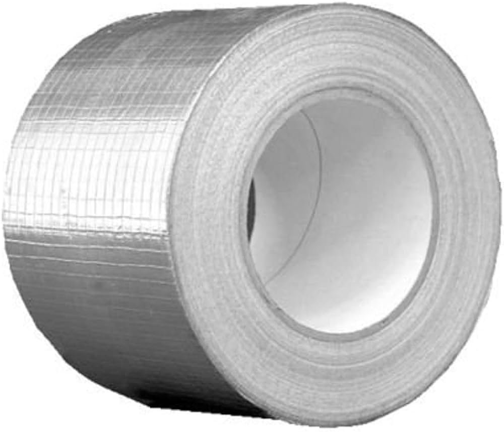 Aluminium sealing tape for insulation blankets and ductwork. Lengthwise and crosswise reinforcement improves tear resistance, while the cold weather acrylic adhesive supports application at lower temperatures.