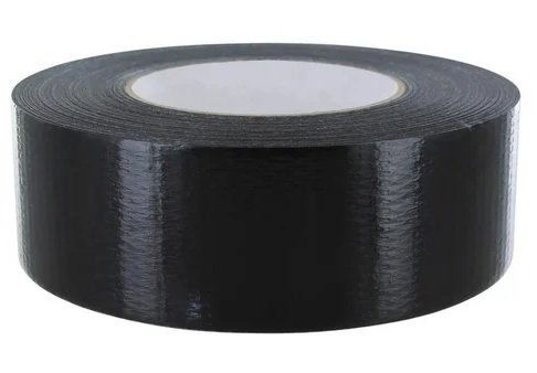 Water resistant duct tape with strong adhesion; available in different colours, sizes and thicknesses.